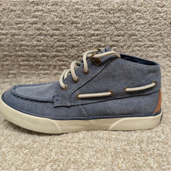 Sperry Pier Crest Ankle Deck Boots Women’s 6M Light Blue Memory Foam Waterproof - Picture 3 of 11